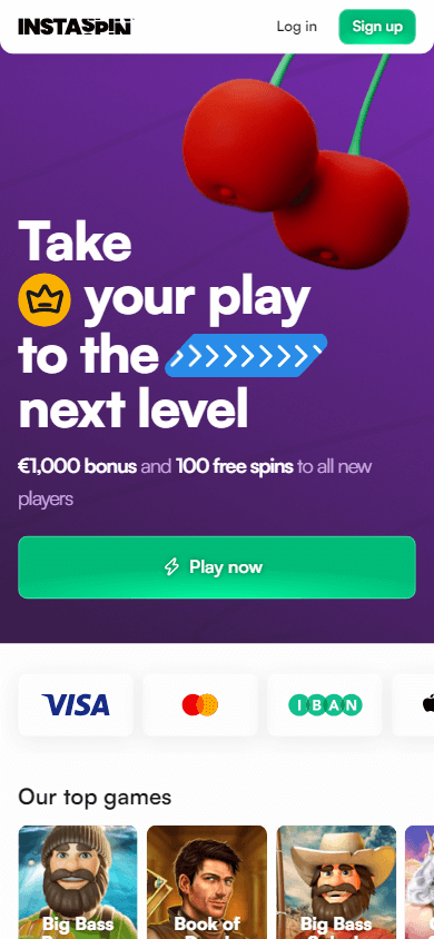 Instaspin Casino Mobile screenshot